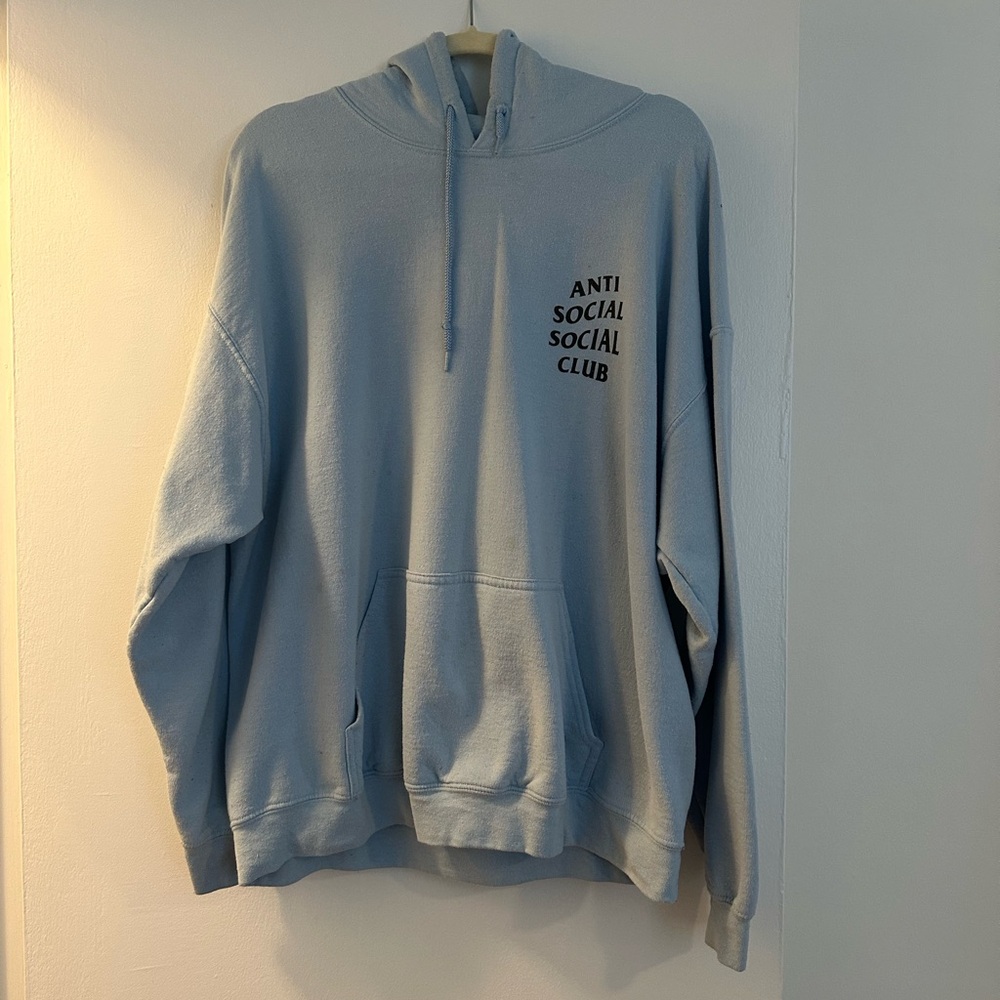 Anti Social Social Club Light Blue Hoodie